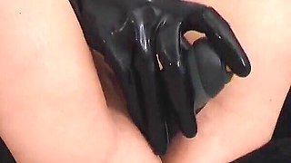 Catheter and enema treatment on the gynchaird