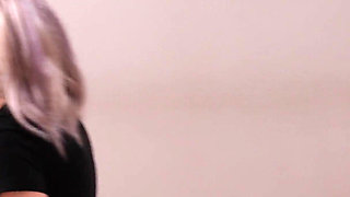 I Get a Lot of Cum in My Pussy - Dildo Ride After Stretching - Squirt!