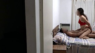 Sister-in-Law Masturbates to Hardcore Fuck of Big Tits Milf Wife