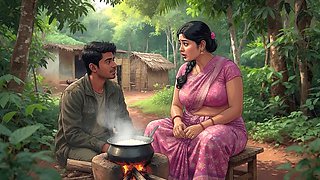 Lost in Forest & Fucked Horny Aunty