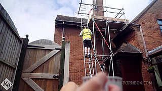 Busty Hot Wife Seduces The Toy Boy Handy Man