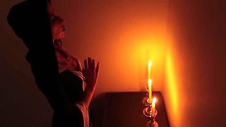 Witch Gives Brother Twin a Blowjob - Halloween Heat
