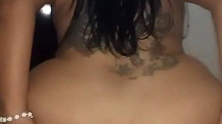 Submissive Wife with Big Ass Breaks Her Husband's Cock