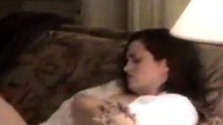 my Stepmom caught dildoing on the couch