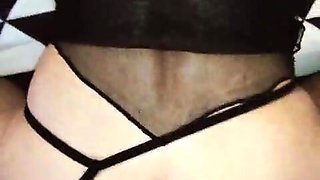 Point of view close up bum sex with bony taut cougar
