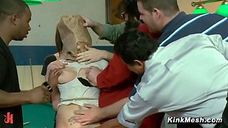 Teen Haley Cummings Exposed Naked And Getting Fingered By Strangers At A Pool Hall