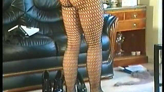 Young Exhibitionist in Nylon