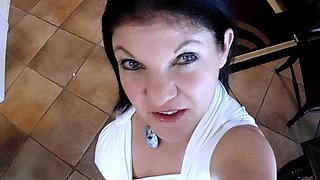 Stacked brunette goes solo toys and masturbation