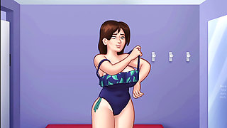 Anon what are you doing? Summertime saga gameplay video
