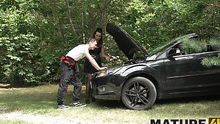 Hot czech girl Texas Patti gets fucked in the forest