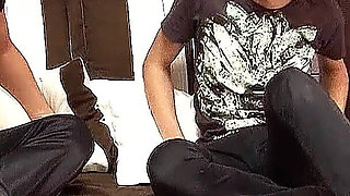 Skinny Asian Teen Amaenbo Fucked In Tight Pussy For The First Time In Threesome