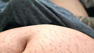 Step mom hand slip under step son underwear touching his dick