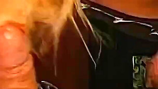 Tinchen Deepthroat Machine Gags on Thick Cocks