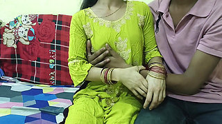 Indian Bhabhi Into Room of 18 Year Old Stepson Having Sex