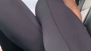 Close up pussy gape and toy