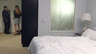 Fat ugly old man fuck a young beauty escort in a hotel