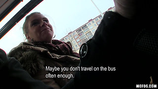 Pickups - Czech Megie Seduces Martin for Some E'asy M'o'ney Befo're a' Deep H'ardcore Pounding