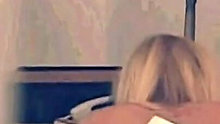 Skinny Mature Is Stuck in a Threesome