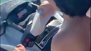 Nasty Mexican Bride Betrays Spouse on Honeymoon Excursion Smashing the Beefy Jetski Coach Monstrous Fuckpole While Husband is Away