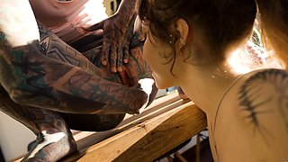 Toys, ATM, and Squirt Heavily Tattooed Girls Extreme Anal