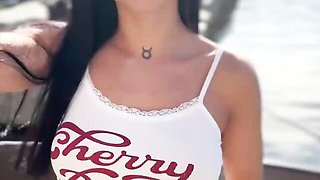 Smiling Cara and Cara's swallow xxx