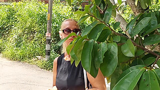 Mature Blonde Wife Enjoys Oral Sex in Between Time