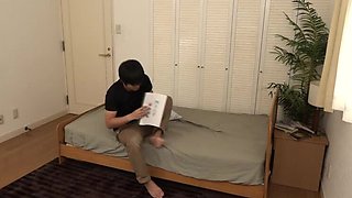 Experience Eroticism with Me! My Step Brother's Heightened Arousal Leads to Intimate Encounter! First-Time Orgasmic Pleasure!! Amateur Japanese Home Porn. [Part 1]