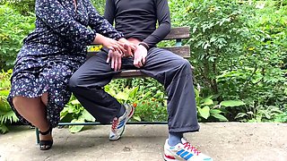 Son-in-law's naughty Mother's Day surprise for his eager mother-in-law