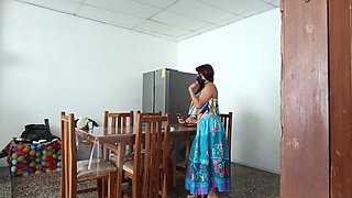 Sinful Maid Spreads Her Pretty Pussy Open