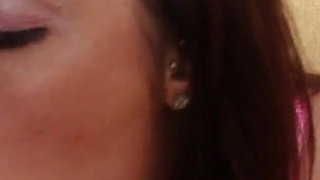Sub slut Nikki gets a mouth full of cum