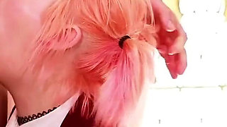 Kitty in College Uniform Blowbang