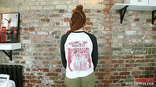 Emo Tattooed Teenager Bryla in Nude Video Casting Interview