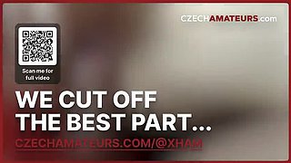 Czech Natural Tits Blowjob and Cumshot in the Bathtub