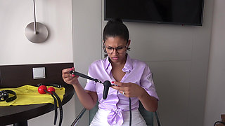 Calisa's Gag Training Ordeal: From Ballgags to Humiliating Hook Gags! (fullhd)