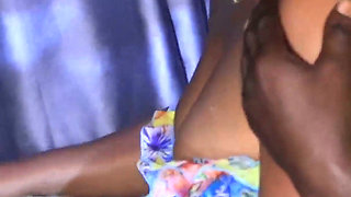 Sexy Wife Caught Cooking in Bra & Panties Gets a Passionate Doggy-style Surprise From Her Husband!