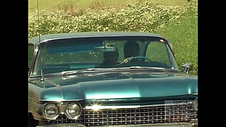 Busty Babe Zaneta Hot Fuck in Classic Car