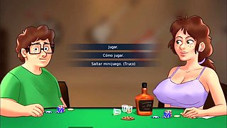 Summertime Saga Cap 19 - Strip Poker - Milf