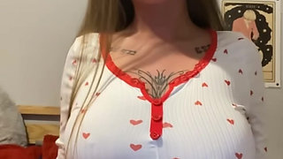 Scottish horny emo loves to be watched while fingering