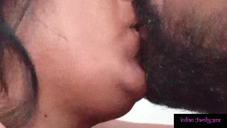 Indian Stepmom Kissing and Fucking