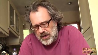 Pascalssubsluts - Amber West dommed and nutted in mouth