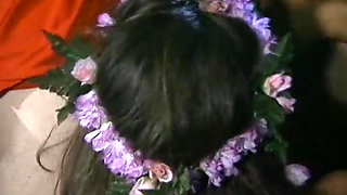 Steamy Threesome with Busty Brunettes and Milky Passion