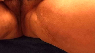 Surprise in the intimate area - hairy & unadorned