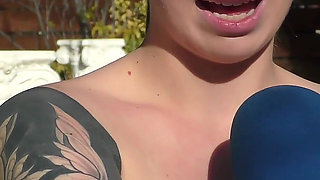 Casting with Tattooed Girl Reene Rose