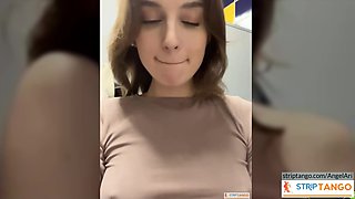 AngelAri Lusty demonstration at stripTango