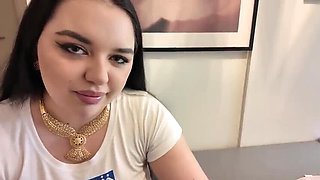 Horny Persian Stepsister Diana Rius Gets Fucked Doggy Style After Lunch