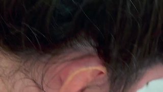 Passionate brunette enjoys sensual edging blowjob fun