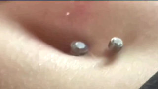 Belly Piercing Lick And Play