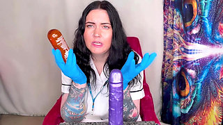 Nurse Ffw Gives a Gloved JOI