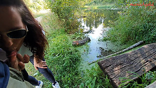 Munichgold's Outdoor Habdjob, Blowjob in the Forest... Have Fun