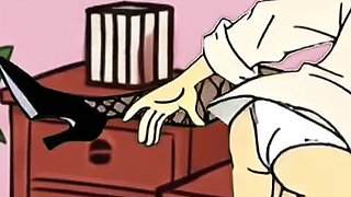 Married Housewife Maria Spreads Her Legs and Becomes a Slut Wife. Cartoon Hentai